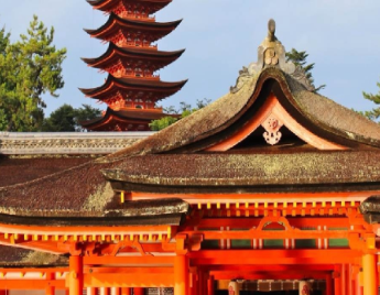 严岛神社位于，严岛神社鸟居